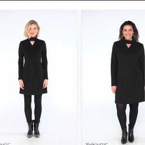 CAbi Black Dress with Gold Zipper
Harper Dress